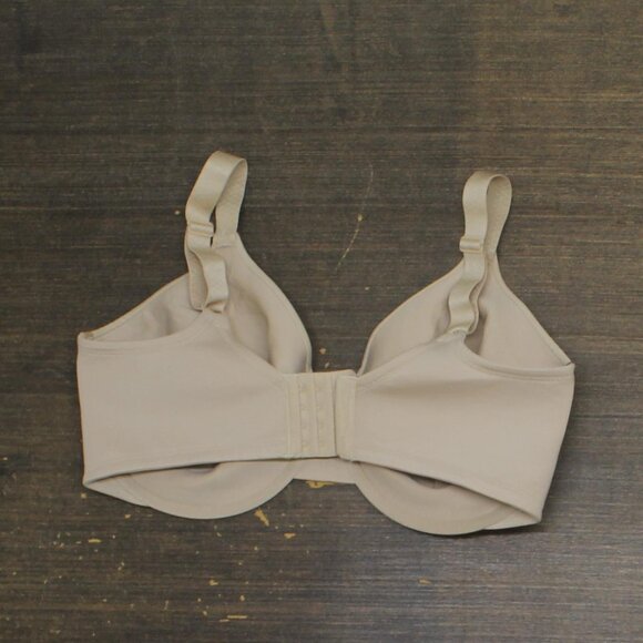 Vanity Fair Size Beauty Back Smoothing Minimizer Bra Damask Neutral Brown 38DDD - Picture 2 of 9